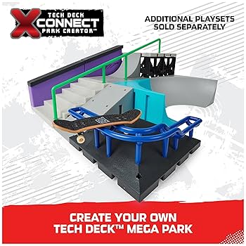 Amazon.com: Tech Deck, Nyjah Skatepark X-Connect Park